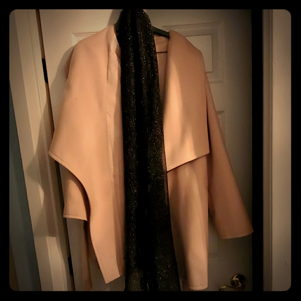 Beautiful suede cream color jacket